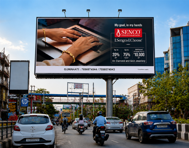 Delta Publicity outdoor hoarding campaign Guwahati